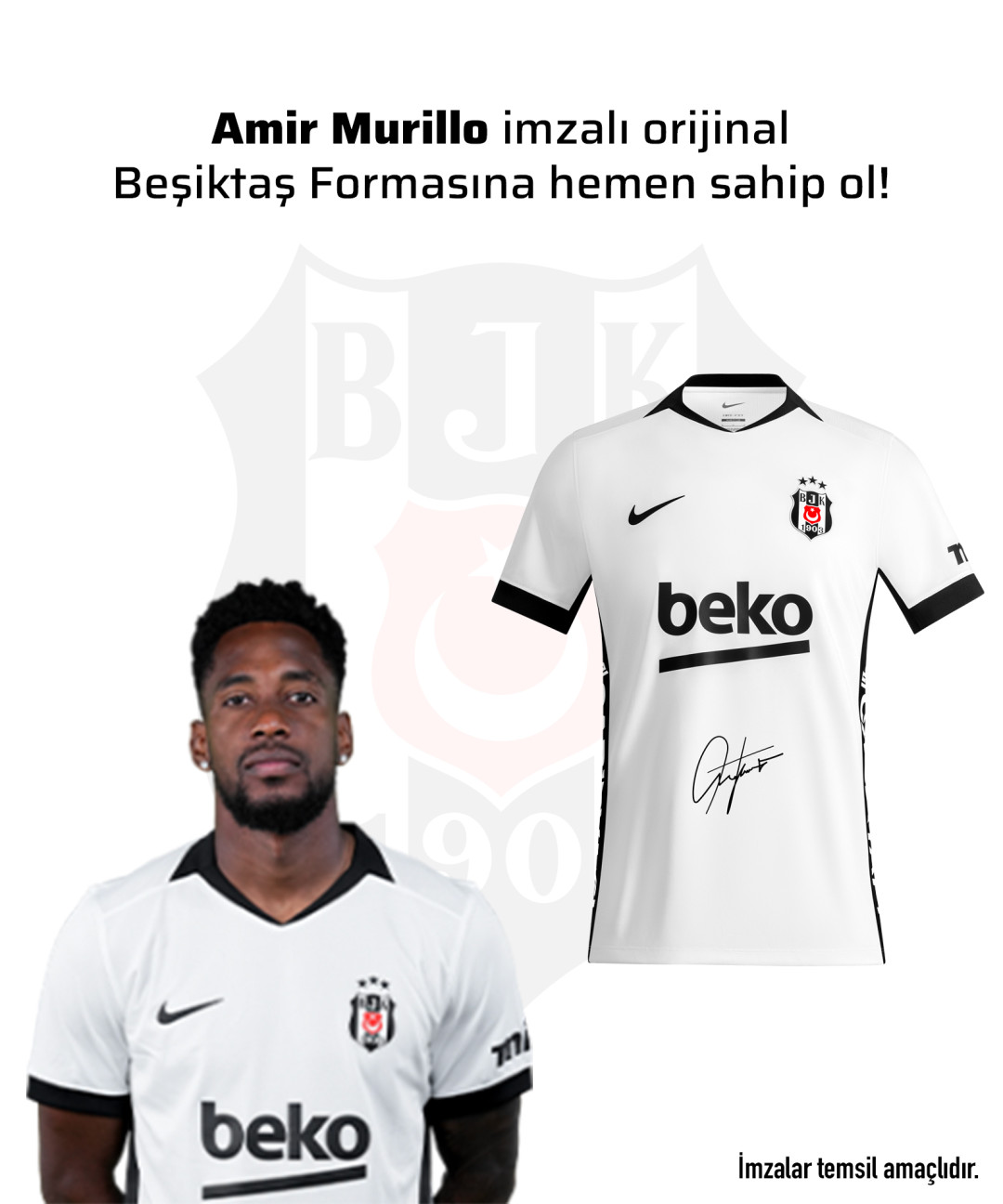 Amir Murillo Islak İmzalı Forması 26-27 Sezon Amir Murillo Islak İmzalı Forması 26-27 Sezon