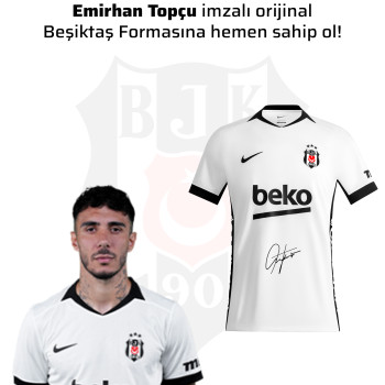 Emirhan Topçu Islak İmzalı Forması 26-27 Sezon