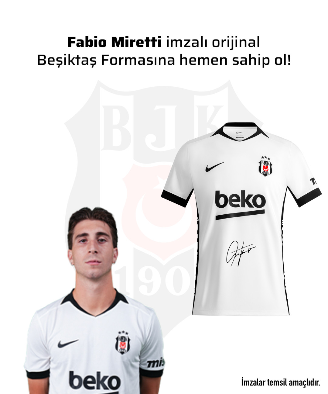 Fabio Miretti Islak İmzalı Forması 26-27 Sezon Fabio Miretti Islak İmzalı Forması 26-27 Sezon
