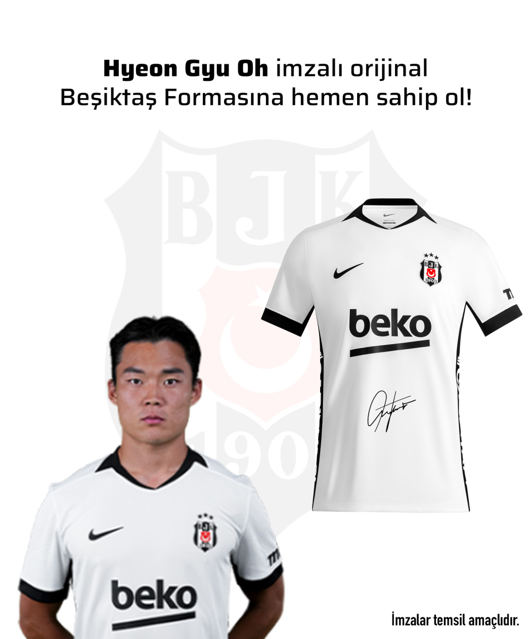 Hyeongyu Oh Islak İmzalı Forması 26-27 Sezon