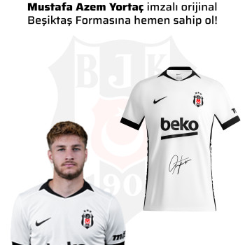 Mustafa Azem Yortaç Islak İmzalı Forması 26-27 Sezon