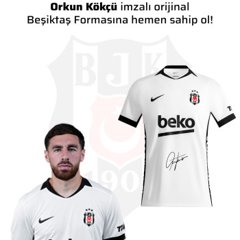 Orkun Kökçü Islak İmzalı Forması 26-27 Sezon