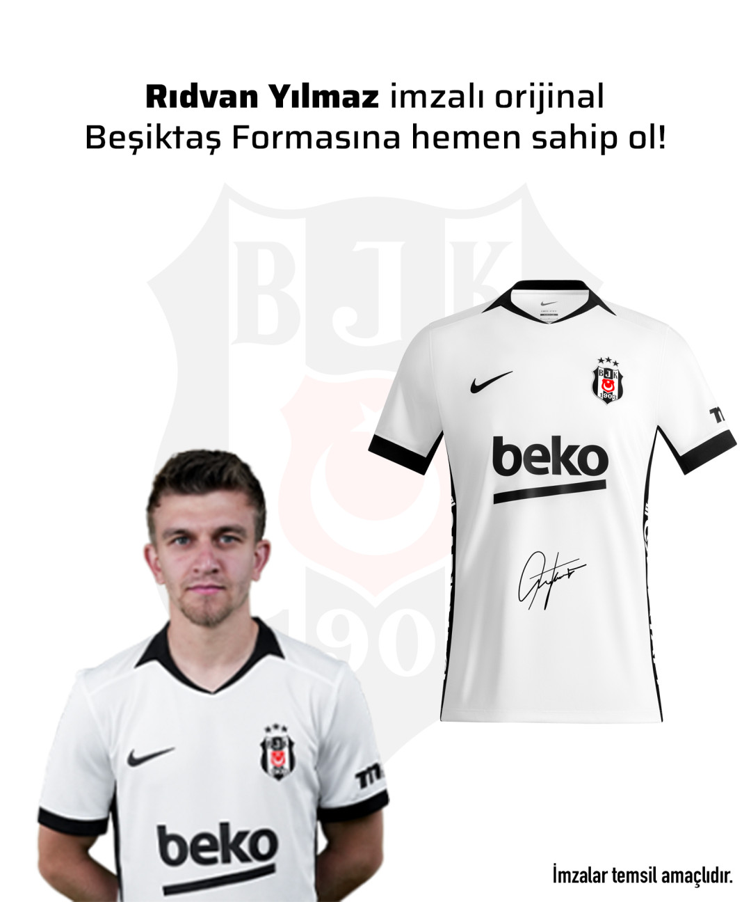 Rıdvan Yılmaz Islak İmzalı Forması 26-27 Sezon Rıdvan Yılmaz Islak İmzalı Forması 26-27 Sezon