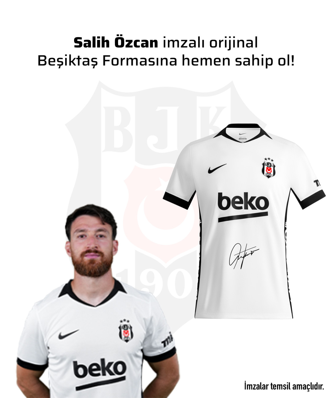 Salih Özcan Islak İmzalı Forması 26-27 Sezon Salih Özcan Islak İmzalı Forması 26-27 Sezon