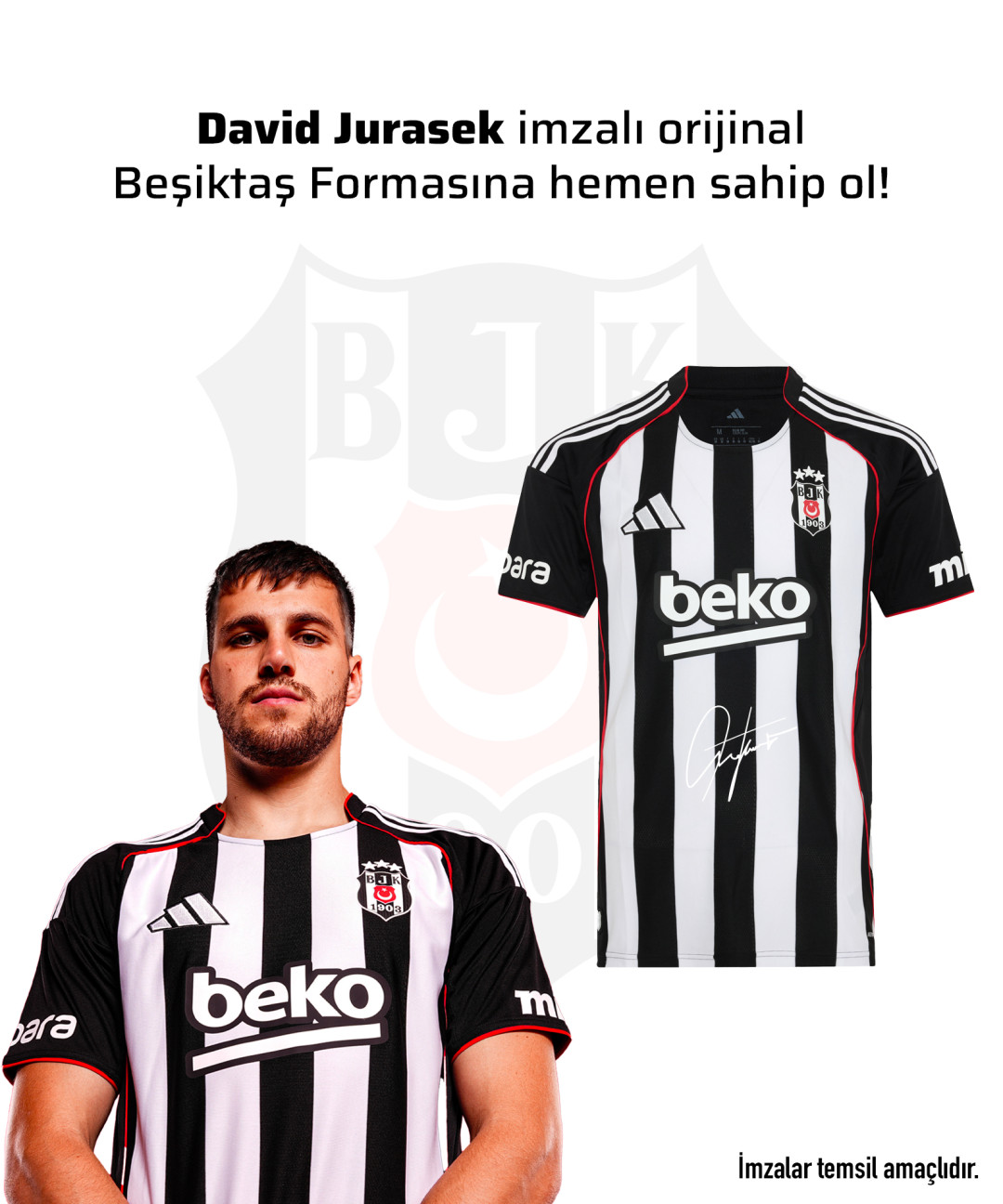 David Jurasek Islak İmzalı Forması David Jurasek Islak İmzalı Forması