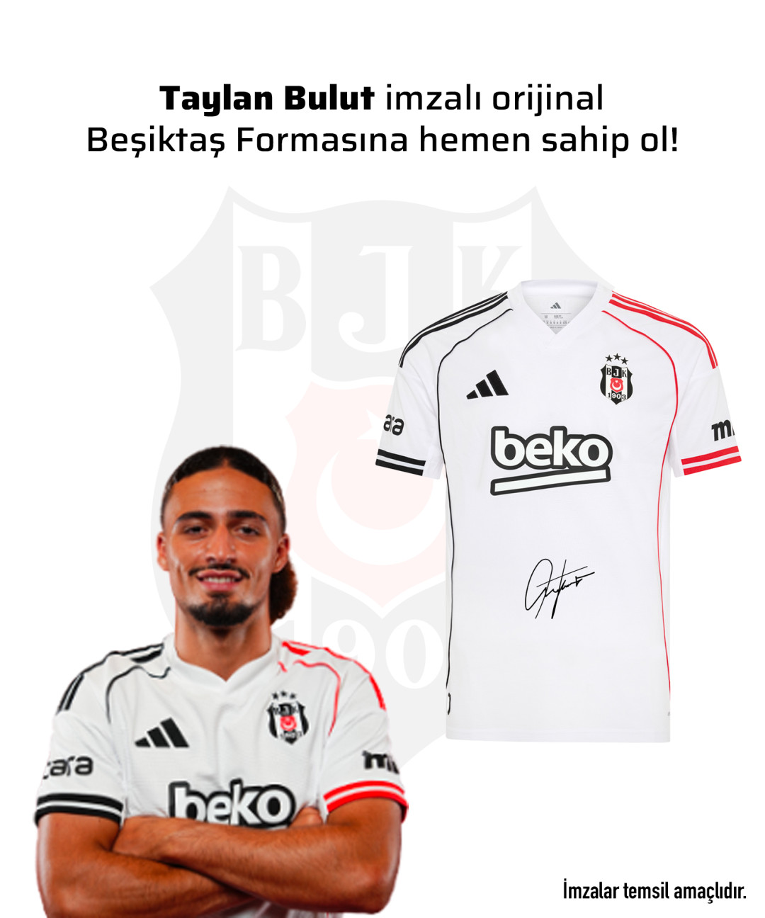 Taylan Bulut Islak İmzalı Forması 25-26 Sezon Taylan Bulut Islak İmzalı Forması 25-26 Sezon