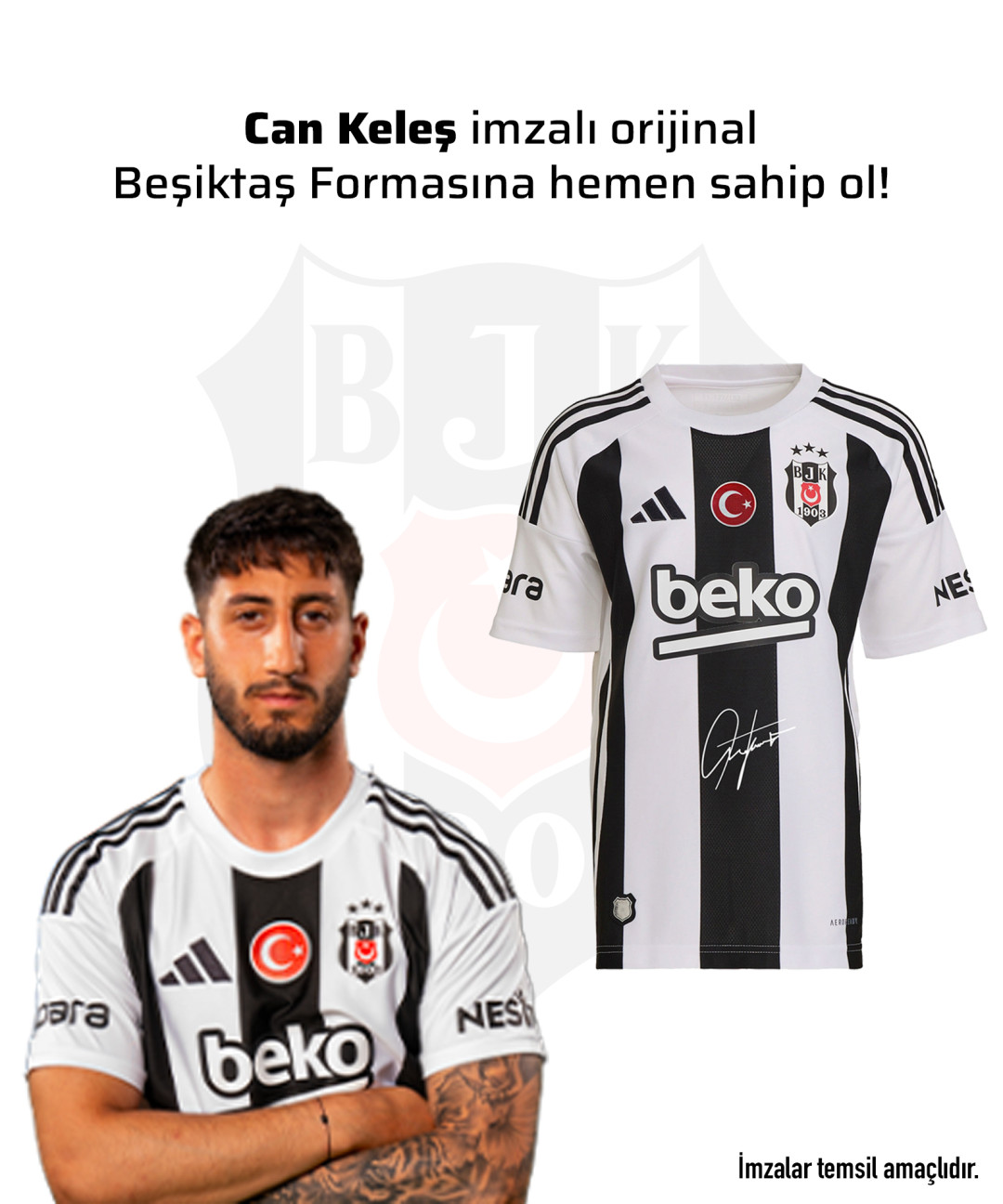 Can Keleş Islak İmzalı Forması