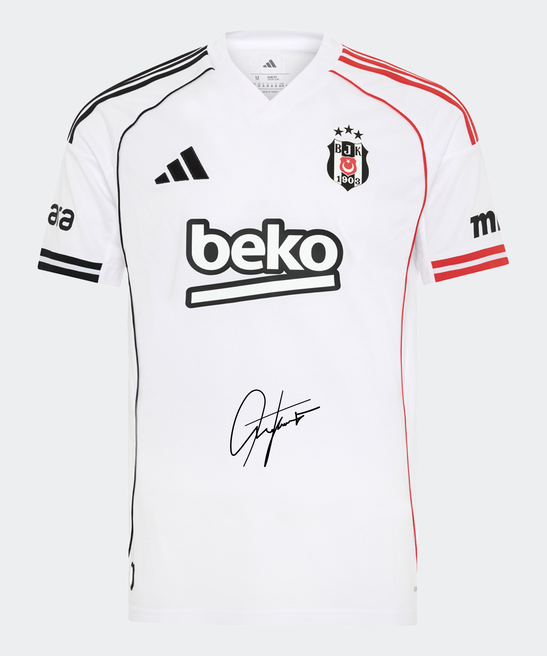 1 Futbolcu İmzalı Beşiktaş Forması